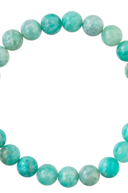 Amazonite Bracelet for Women Men's Gifts - Protection Healing Crystal Bracelet - 8mm Gemstone Beaded Adjustable